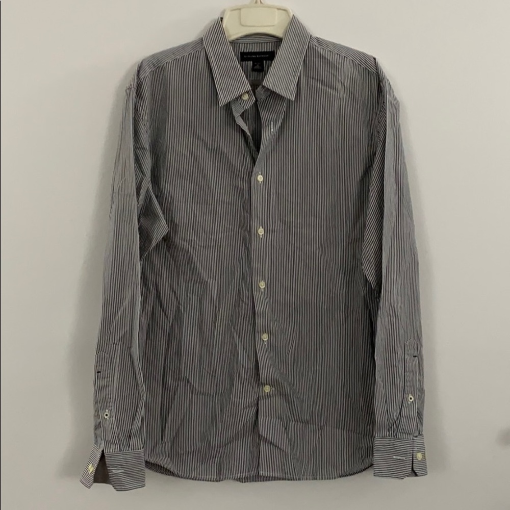 Banana Republic stripe button down. Size Medium